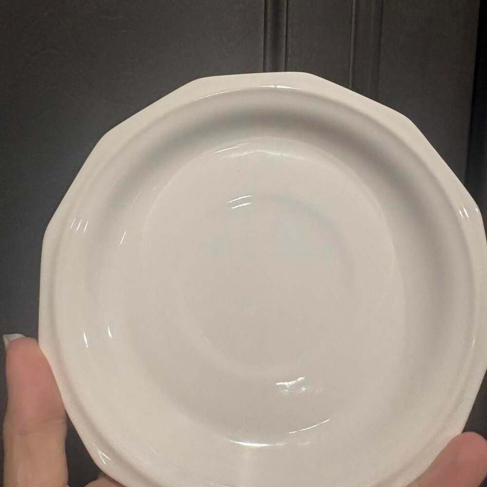 Pfaltzgraff Heritage White Saucer Plates Set of 4